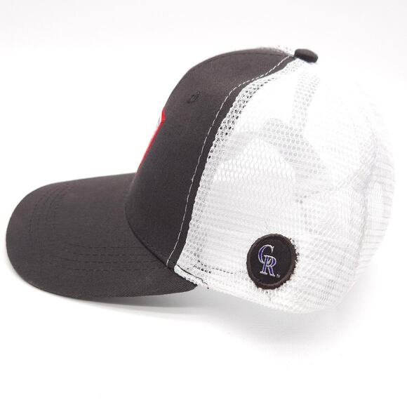 Colorado Rockies MLB Network Hat Mesh Snapback Coors Field Stadium Giveaway Cap - Picture 3 of 7